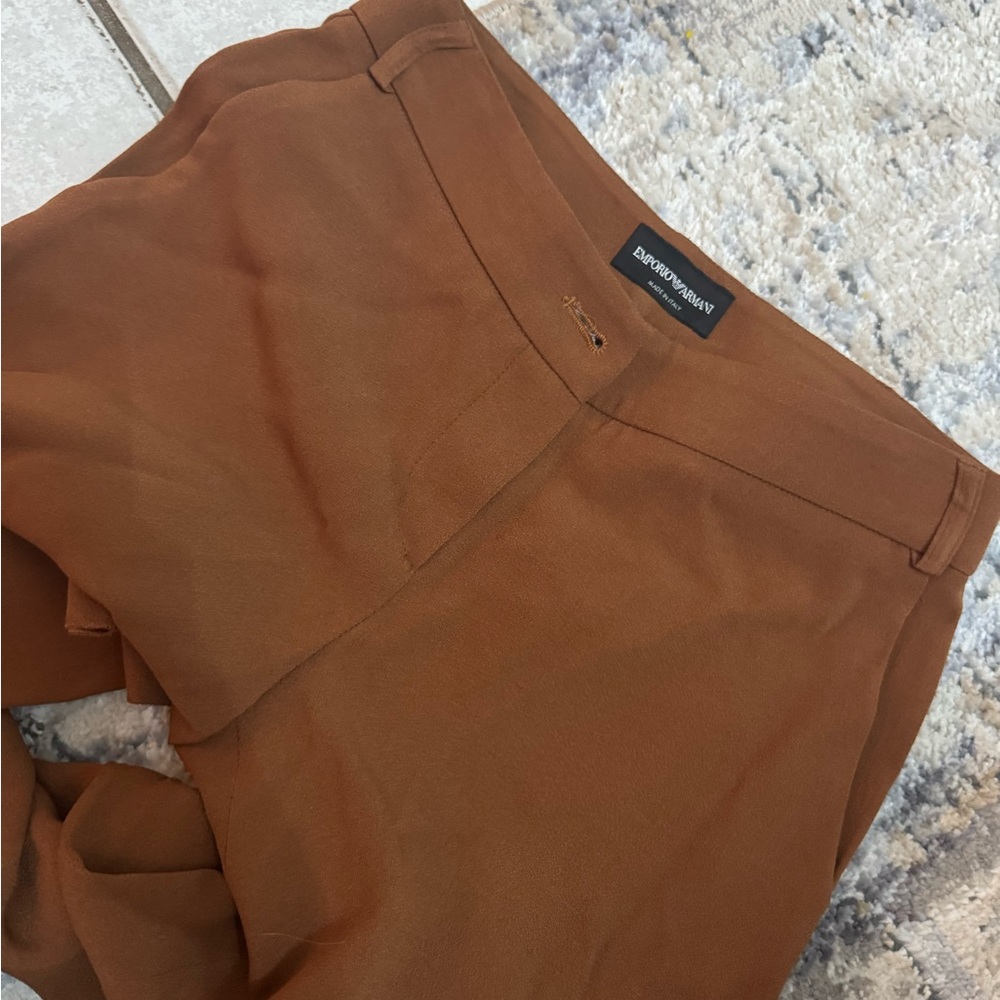 Emporio Armani Brown Trousers